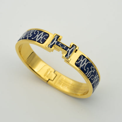 [Super Jewellery]H BRACELET BLACK MULTICOLOR