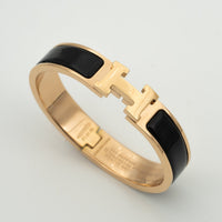 [Super Jewellery]H BLACK BRACELET