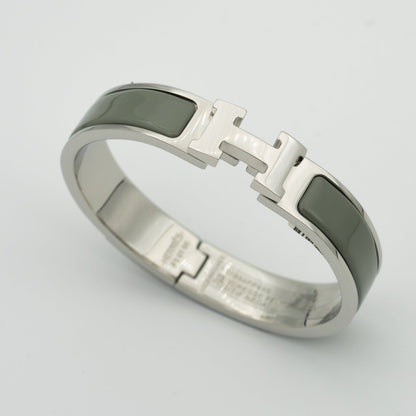 [Super Jewellery]H BRACELET BLUE GREEN 12MM