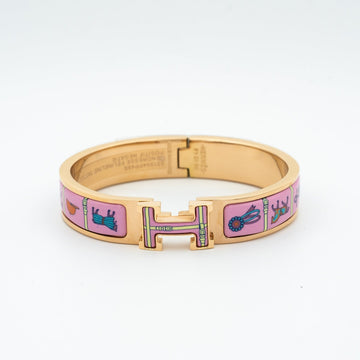 [Super CiCi ]H ROSÉGOLD-ARMBAND ROSA KERAMIK
