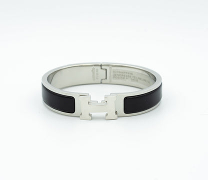 [Super Jewellery]H BLACK BRACELET