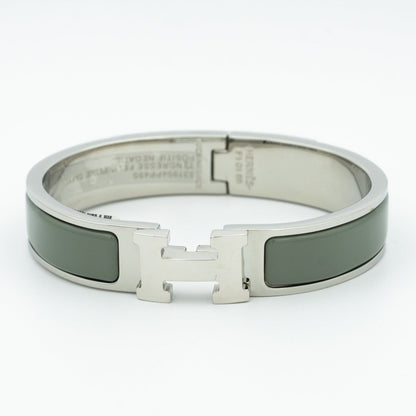 [Super Jewellery]H BRACELET BLUE GREEN 12MM