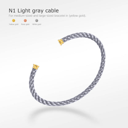 [Super Jewellery]FORCE SERIES BRACELET CABLES 50 CHOICES (DIY SELECTION)