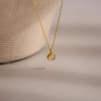 Moonstone Charm Necklace