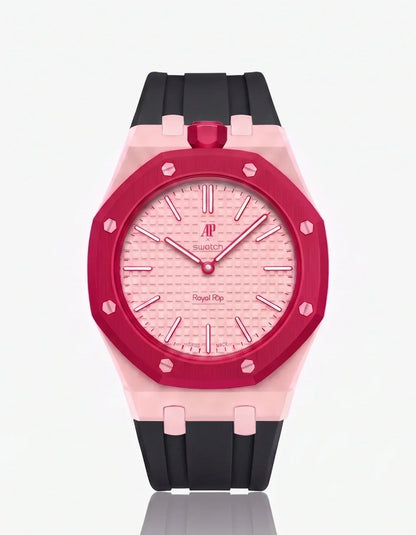 Silicone Strap & Case Royal Pop Otto Rosso(Customize  Colors)