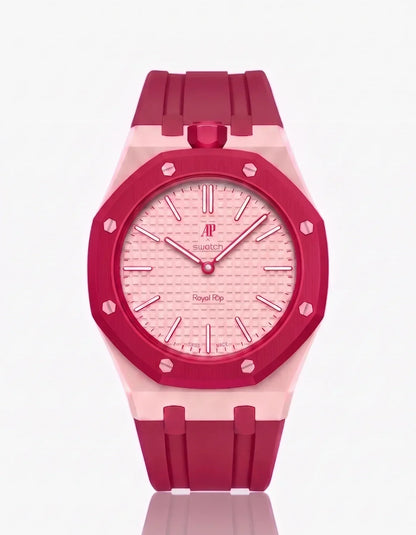Silicone Strap & Case Royal Pop Otto Rosso(Customize  Colors)