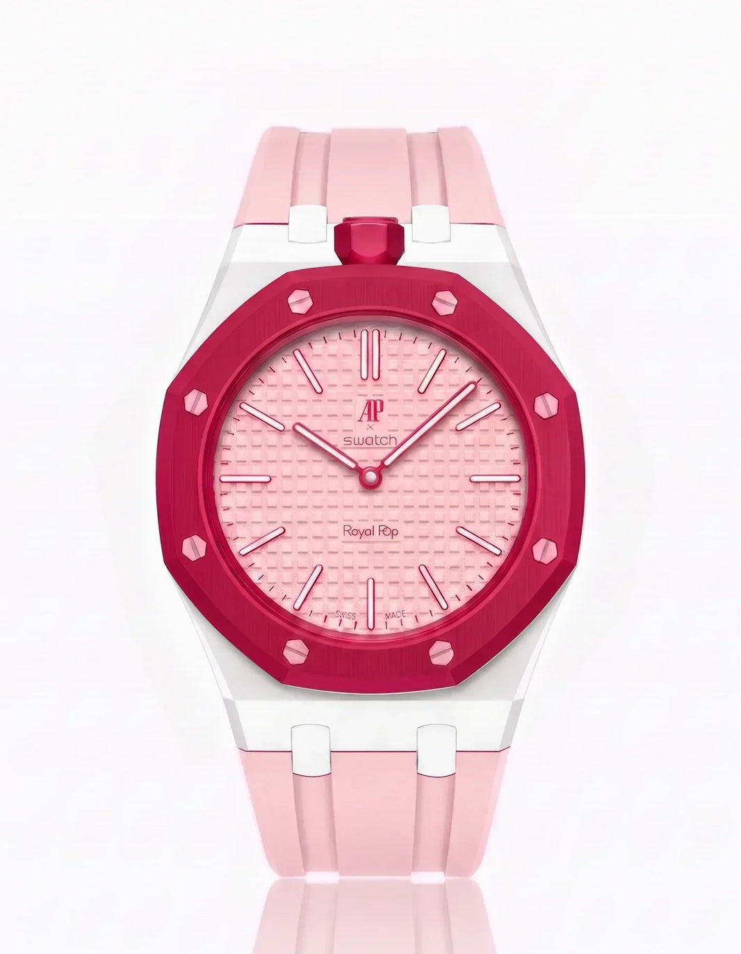 Silicone Strap & Case Royal Pop Otto Rosso(Customize  Colors)