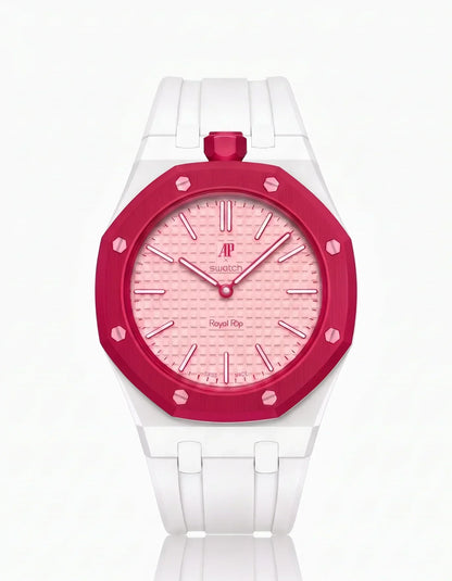 Silicone Strap & Case Royal Pop Otto Rosso(Customize  Colors)