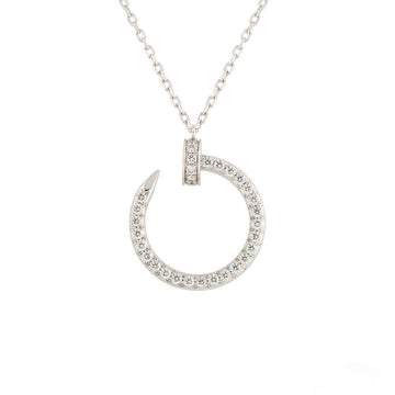 [Super CiCi ]JUSTE NECKLACE SILVER DIAMONDS