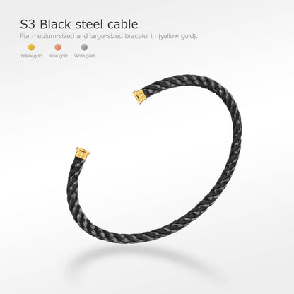 [Super Jewellery]FORCE SERIES BRACELET CABLES 50 CHOICES (DIY SELECTION)