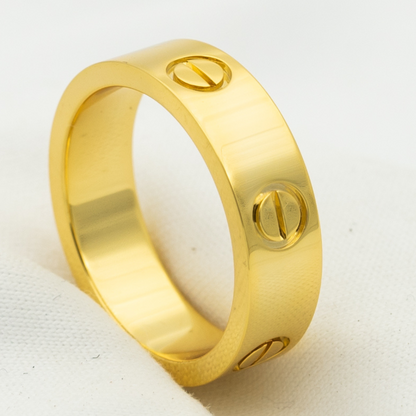 [Super Jewellery]LOVE RING 5.5MM NO DIAMOND