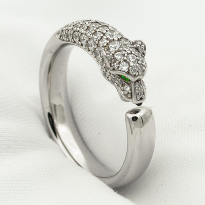 [Super Jewellery]PANTHERE RING DIAMOND 7.3MM