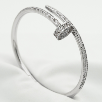 [Super Jewellery]JUSTE BRACELET 3.5MM ALL DIAMONDS