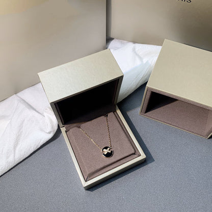 [Super Jewellery]JEUX DE PINK GOLD DIAMOND NECKLACE