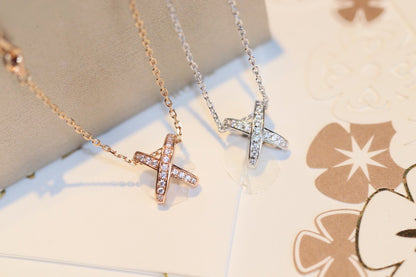 [Super Jewellery]JEUX DE DIAMOND NECKLACE