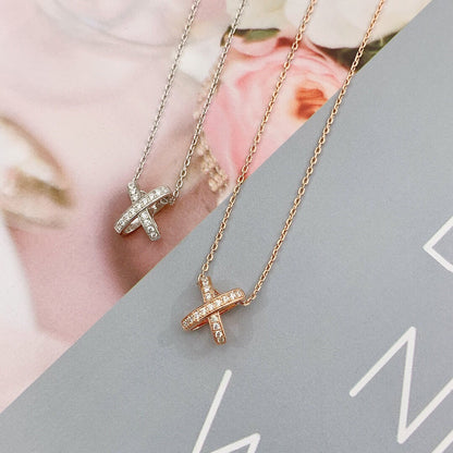 [Super Jewellery]JEUX DE DIAMOND NECKLACE
