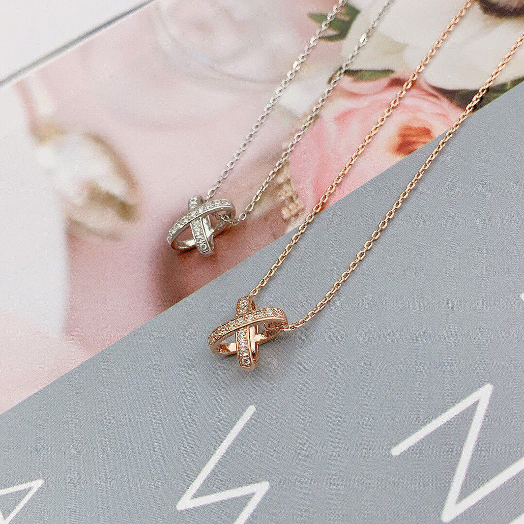 [Super Jewellery]JEUX DE DIAMOND NECKLACE