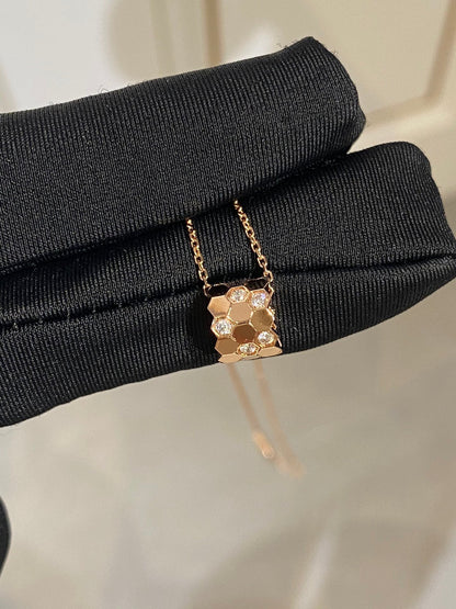 [Super Jewellery]BEE LOVE DIAMOND NECKLACE