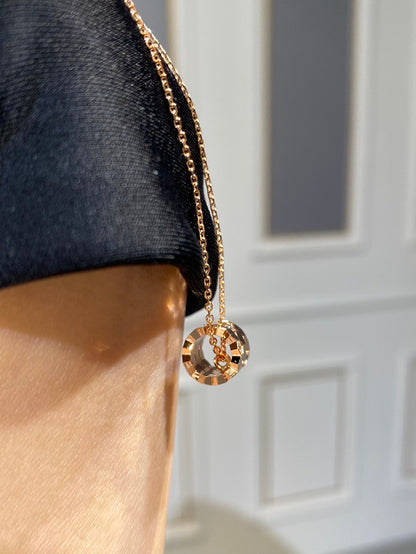 [Super Jewellery]BEE LOVE DIAMOND NECKLACE