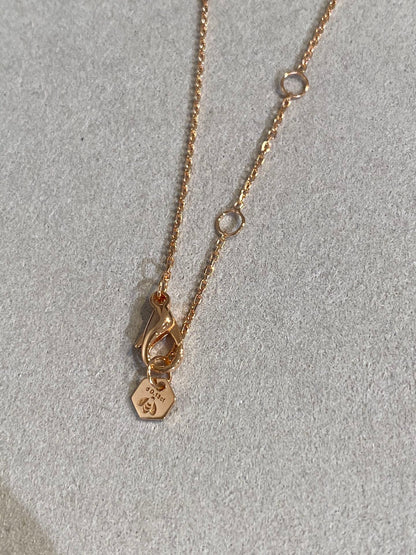 [Super Jewellery]BEE LOVE DIAMOND NECKLACE