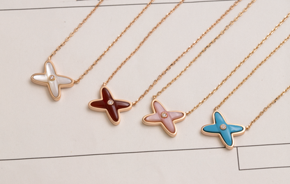 [Super Jewellery]JEUX DE NECKLACE 1 DIAMOND
