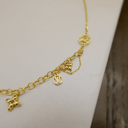 [Super Jewellery]BLOOMING SUPPLE NECKLACE BRASS