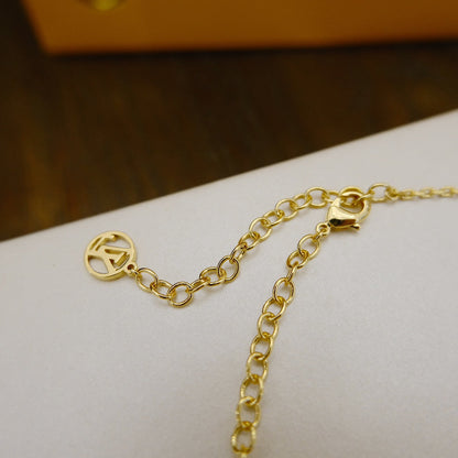[Super Jewellery]BLOOMING SUPPLE NECKLACE BRASS