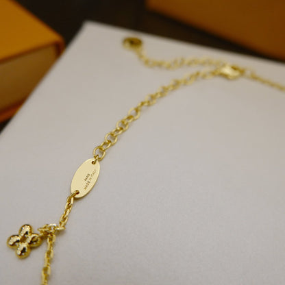 [Super Jewellery]BLOOMING SUPPLE NECKLACE BRASS