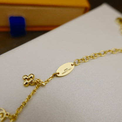 [Super Jewellery]BLOOMING SUPPLE NECKLACE BRASS
