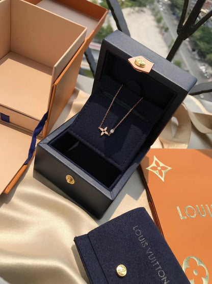 [Super Jewellery]BLOSSOM PENDANT PINK GOLD AND DIAMOND