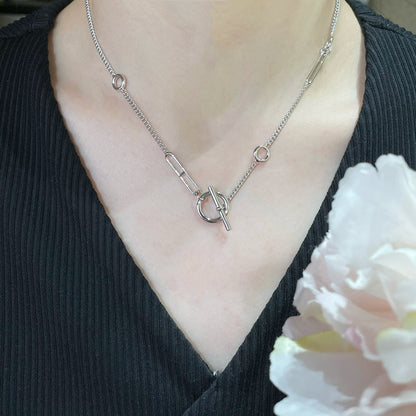 [Super Jewellery]HM STERLING CHAINE D'ANCRE HEART