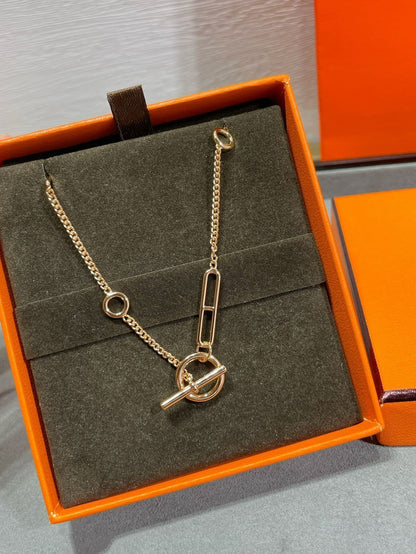 [Super Jewellery]HM STERLING CHAINE D'ANCRE HEART