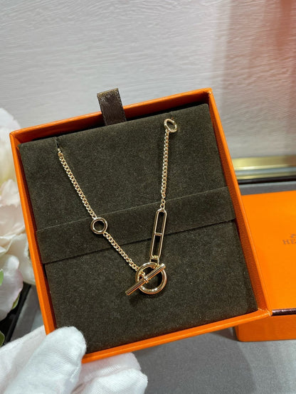 [Super Jewellery]HM STERLING CHAINE D'ANCRE HEART