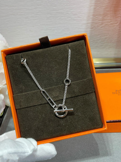 [Super Jewellery]HM STERLING CHAINE D'ANCRE HEART