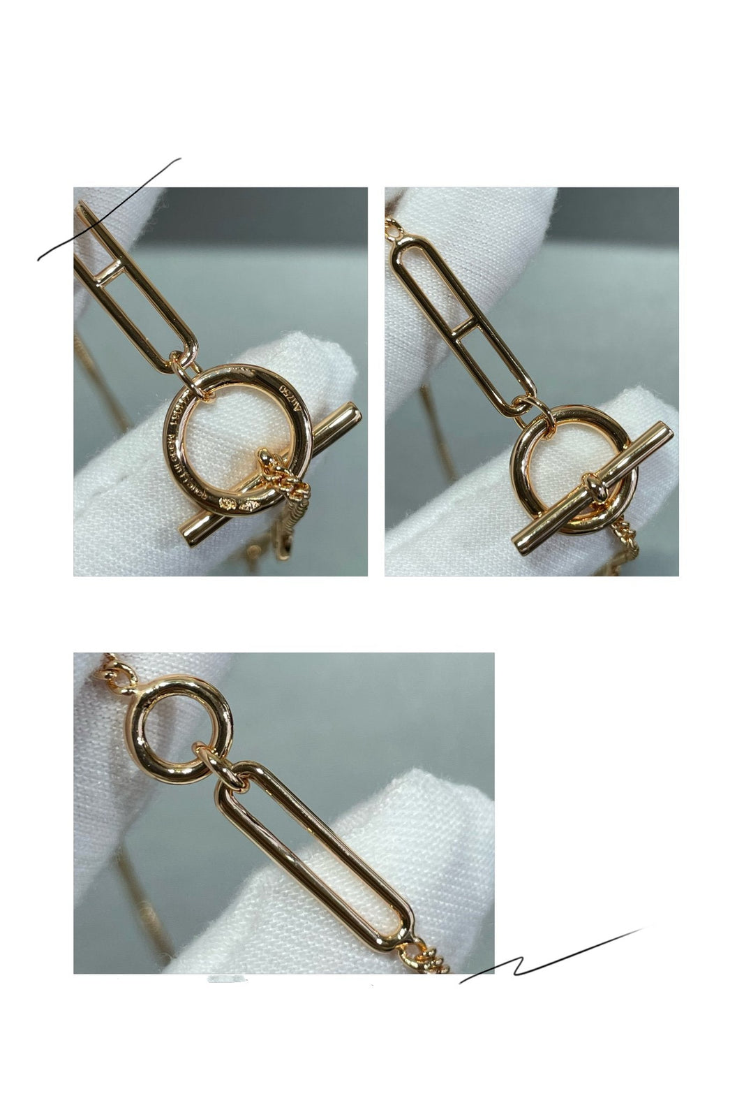 [Super Jewellery]HM STERLING CHAINE D'ANCRE HEART