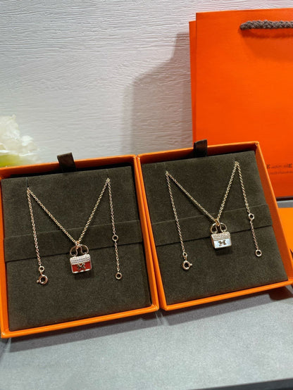 [Super Jewellery]H CIRCE MOISSANITE PENDANT NECKLACE GOLD