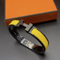 [Super Jewellery]CLIC HM SO BLACK YELLOW BRACELET