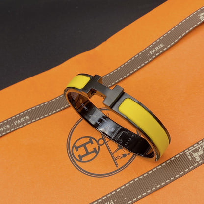 [Super Jewellery]CLIC HM SO BLACK YELLOW BRACELET