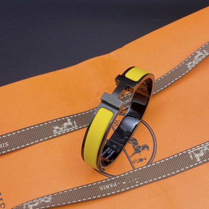[Super Jewellery]CLIC HM SO BLACK YELLOW BRACELET