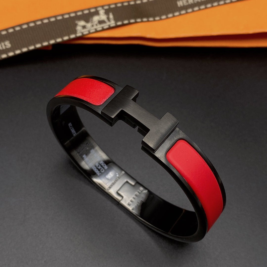 [Super Jewellery]CLIC HM SO BLACK RED BRACELET