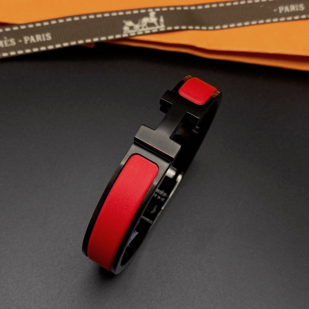[Super Jewellery]CLIC HM SO BLACK RED BRACELET