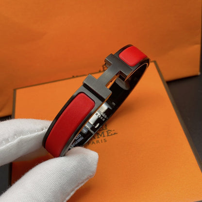 [Super Jewellery]CLIC HM SO BLACK RED BRACELET