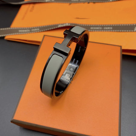 [Super Jewellery]CLIC HM SO BLACK GREY BRACELET