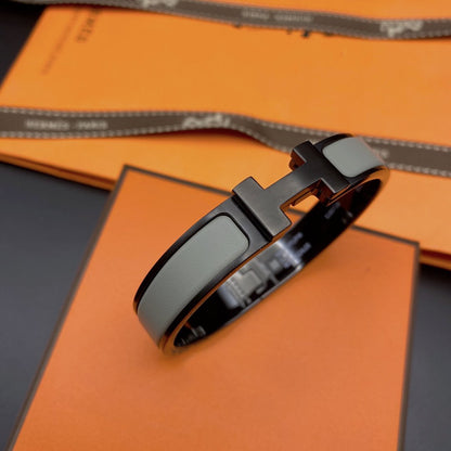 [Super Jewellery]CLIC HM SO BLACK GREY BRACELET