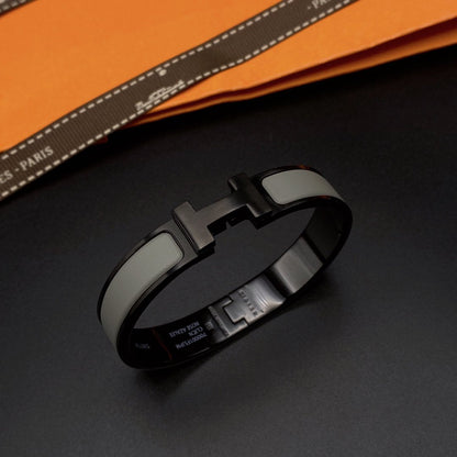 [Super Jewellery]CLIC HM SO BLACK GREY BRACELET