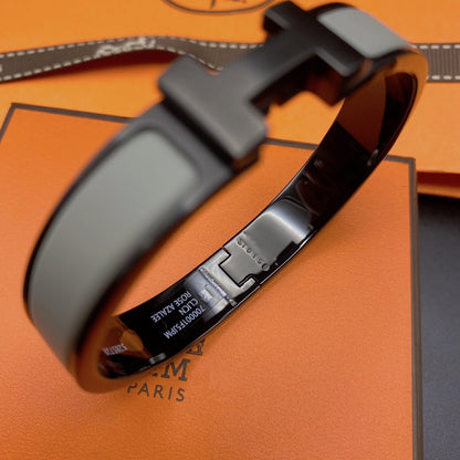[Super Jewellery]CLIC HM SO BLACK GREY BRACELET