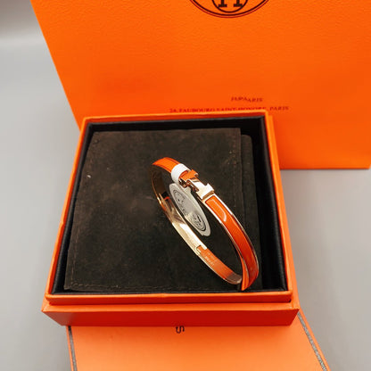 [Super Jewellery]CLASSIC HM CLIC RED 8MM ENAMEL BRACELET