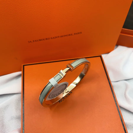 [Super Jewellery]CLASSIC HM CLIC GREEN 8MM ENAMEL BRACELET