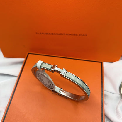 [Super Jewellery]CLASSIC HM CLIC GREEN 8MM ENAMEL BRACELET