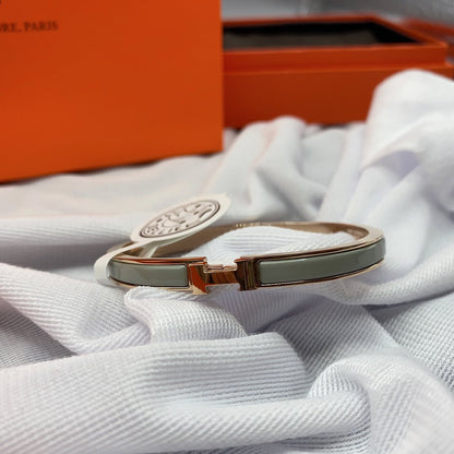 [Super Jewellery]CLASSIC HM CLIC GREEN 8MM ENAMEL BRACELET